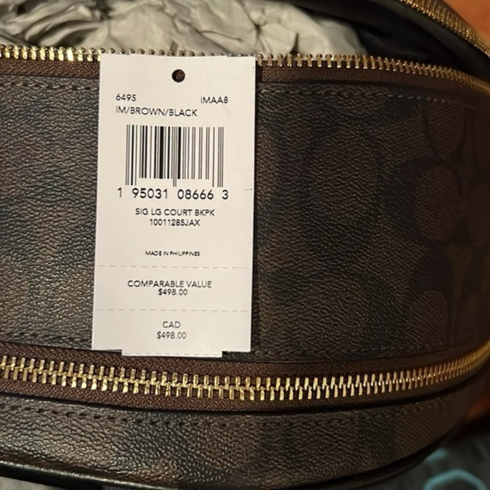 COACH Authentic Signature Court Backpack - Picture 6 of 16